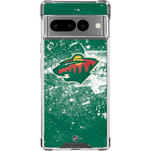 NHL Minnesota Wild Frozen Google Pixel 7 Pro Clear Case